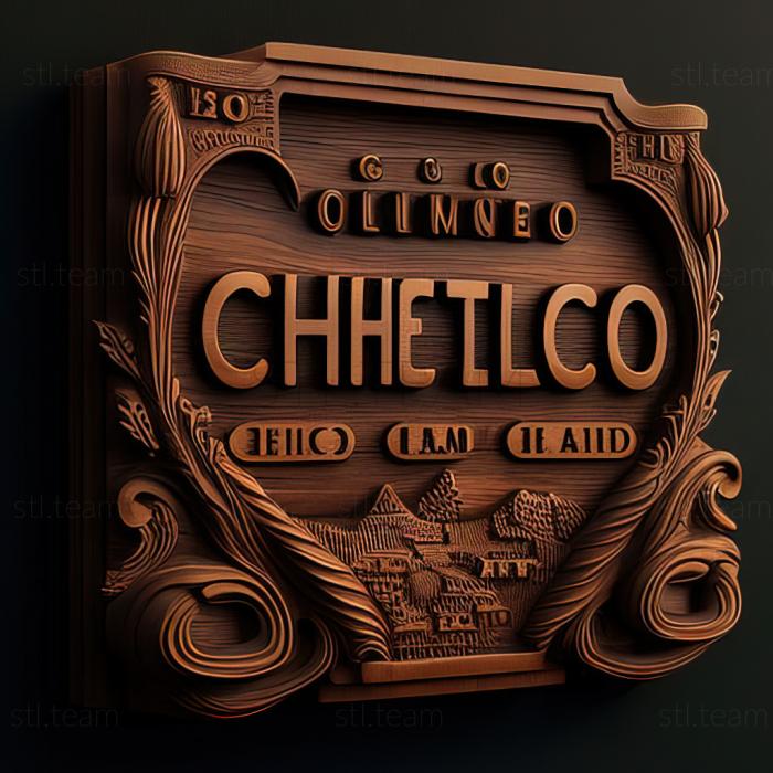 3D model Chico California (STL)